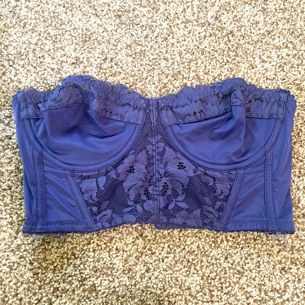 Free People Strapless Longline Bustier